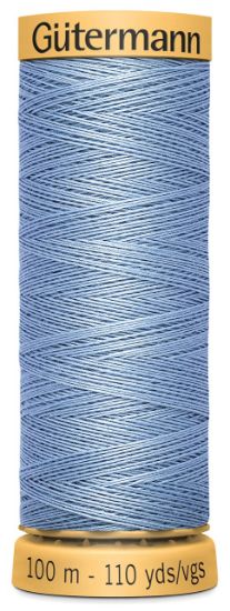 Picture of Natural Cotton Thread 110yd Light Sky Blue