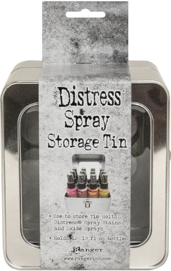 Picture of Tim Holtz Distress Oxide Spray Storage Tin Holds 12