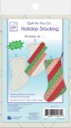 Picture of June Tailor Quilt As You Go Holiday Stocking  Finished Size 10"X18"