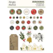 Picture of The Holiday Life Decorative Brads