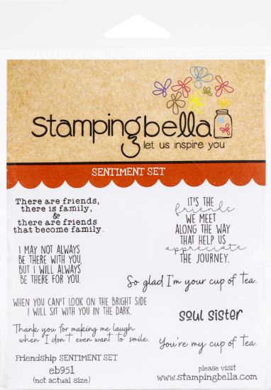 Picture of Stamping Bella Cling Stamps Friendship Sentiment Set