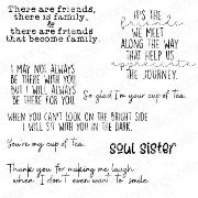 Picture of Stamping Bella Cling Stamps Friendship Sentiment Set