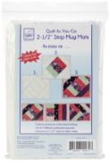Picture of June Tailor Quilt As You Go 2.5" Strip Mug Mats 3/Pkg Finished Size 8.5"X10.5"