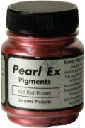 Picture of Jacquard Pearl Ex Powdered Pigment .75oz Red Russet
