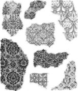 Picture of Tim Holtz Cling Stamps 7"X8.5" Fragments