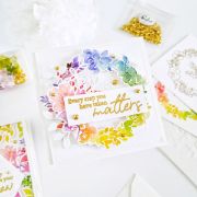 Picture of Pinkfresh Studio Washi Tape 4"X11yd-Rainbow Floral