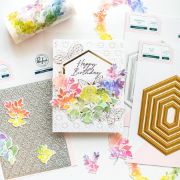 Picture of Pinkfresh Studio Washi Tape 4"X11yd-Rainbow Floral