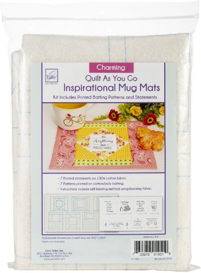 Picture of June Tailor Quilt As You Go Inspirational Mug Mats Kit Charming Series