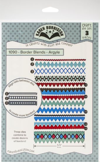 Picture of Karen Burniston Dies Border Blends - Argyle