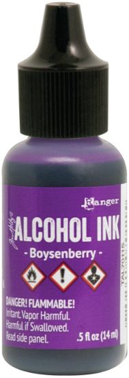 Picture of Tim Holtz Alcohol Ink .5oz Boyesnberry
