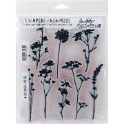 Picture of Tim Holtz Cling Stamps 7"X8.5" Wildflowers
