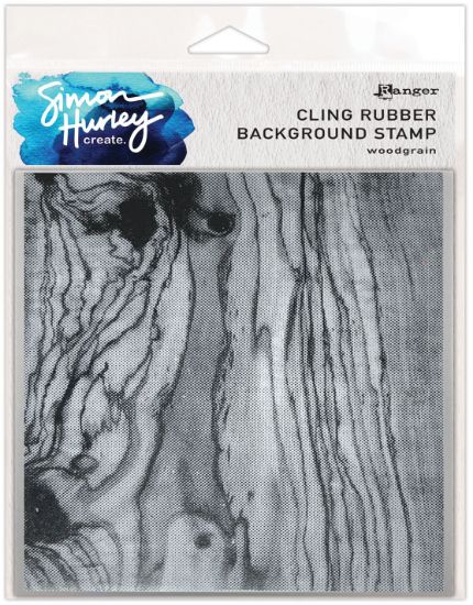 Picture of Simon Hurley create. Cling Stamps 6"X6"-Woodgrain
