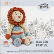 Picture of Creative Expressions Knitty Critters Pocket Pal Crochet Kit Lucas Lion