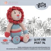 Picture of Creative Expressions Knitty Critters Pocket Pal Crochet Kit Lucas Lion