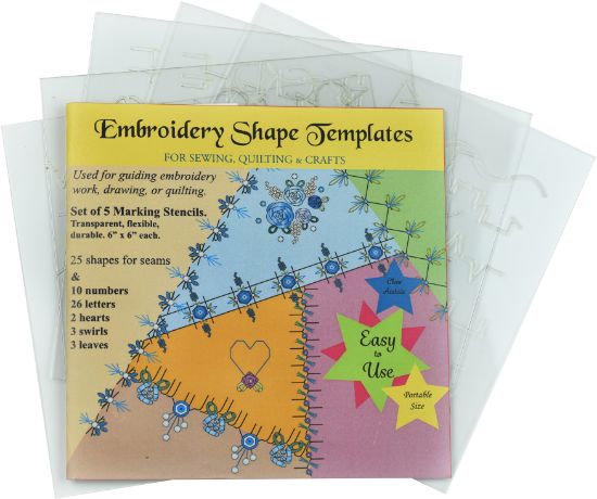 Picture of Creative Impressions Embroidery Shape Template Set  5/Pkg