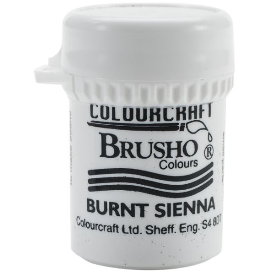 Picture of Brusho Crystal Colour 15g Burnt Sienna
