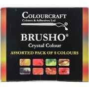 Picture of Brusho Crystal Colours Set 8/Pkg 