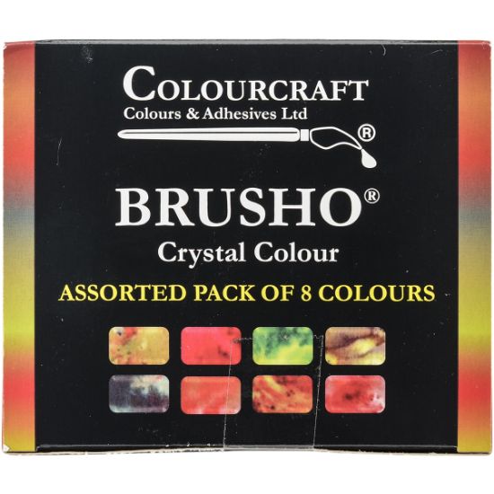 Picture of Brusho Crystal Colours Set 8/Pkg 