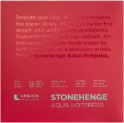 Picture of Stonehenge Aqua Block Hotpress Pad 7"X7" 15 Sheets/Pkg White 140lb