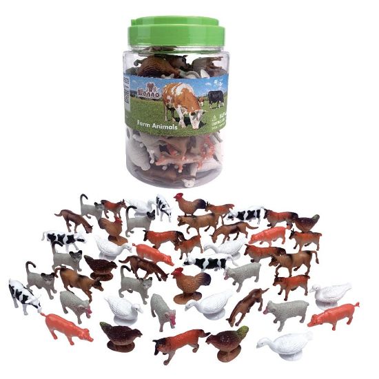 Picture of Wenno Small Bucket 48/Pkg-Farm Animals