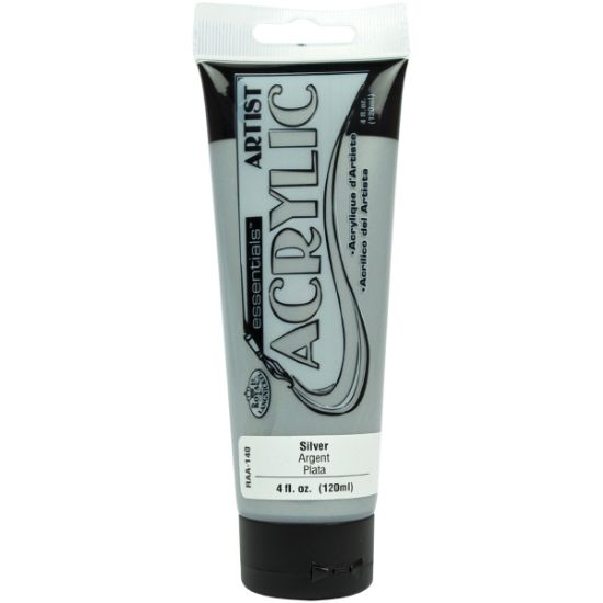 Picture of Essentials Acrylic Paint 4oz Silver