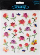 Picture of Multicolored Stickers Long Stemmed Roses