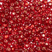 Picture of John Bead Czech Seed Beads 24g 6/0 Ruby S/L