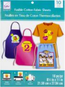 Picture of June Tailor Fusible Fabric Ink Jet Cotton Sheets 10/Pkg White, 8.5"X11"