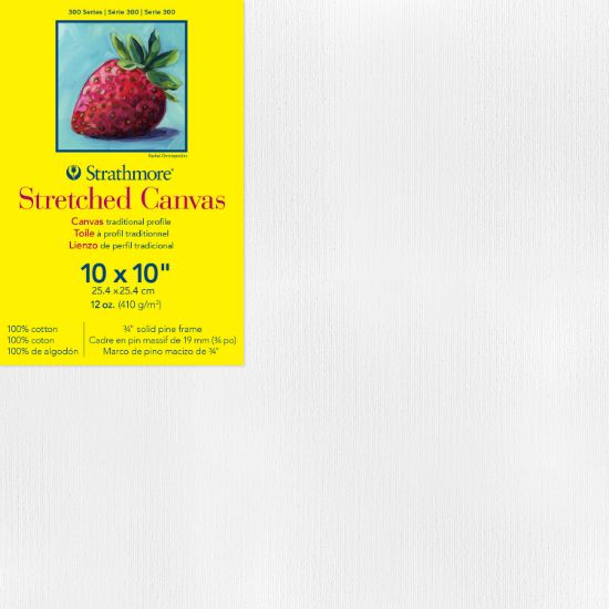 Picture of Strathmore 300 Series Traditional Stretch Canvas-10"X10"