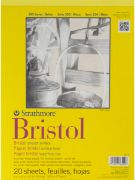 Picture of Strathmore Bristol Smooth Paper Pad 9"X12" 20 Sheets