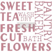 Picture of Prima Marketing Re-Design Decor Clear Cling Stamps 12"X12" Sweet Tea