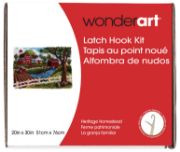 Picture of Wonderart Classic Latch Hook Kit 20"X30" Heritage Homestead