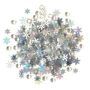 Picture of Buttons Galore Shimmerz Embellishments 18g Snow Squall