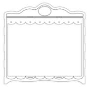 Picture of P13 Light Chipboard Decoration Base 12"X12"-Once Upon A Time, Mini Theatre
