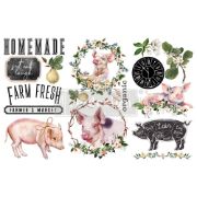 Picture of Prima Marketing Re-Design Decor Transfers 6"X12" 3/Sheets Farm Fresh