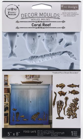 Picture of Prima Marketing Re-Design Mould 5"X8"X8mm Coral Reef
