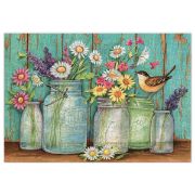 Picture of Jigsaw Puzzle 1000 Pieces 29"X20" Mason Flowers