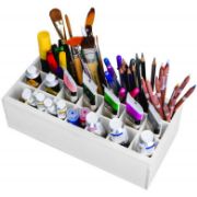 Picture of ArtBin Paint Storage Tray 5.55"X12.125"X5.75" White