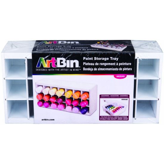 Picture of ArtBin Paint Storage Tray 5.55"X12.125"X5.75" White