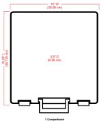 Picture of Artbin Super Satchel Single Compartment  Blush, 15.25"X14"X3.5"