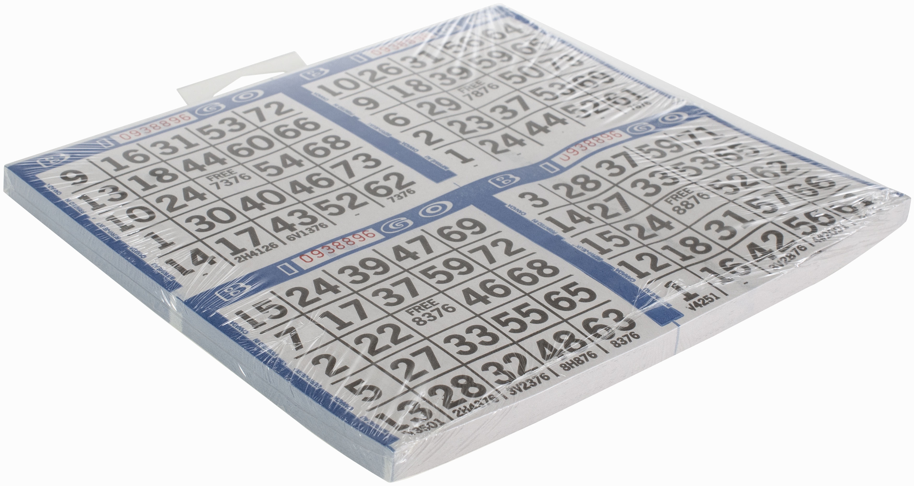 Primo Bingo Game Sheets 8"X8" 125/Pkg 500 Games