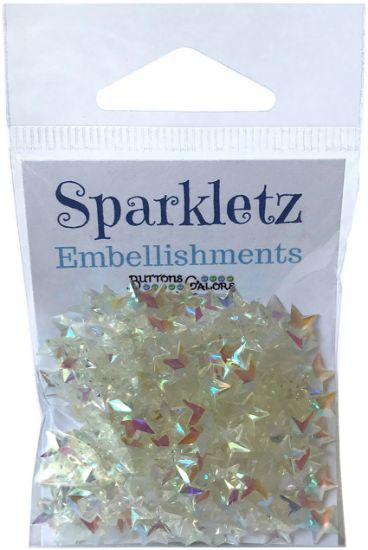 Picture of Sparkletz Embellishment Pack 10g Crystal Stars