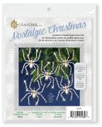 Picture of Solid Oak Nostalgic Christmas Beaded Cyrstal Ornament Kit-Golden Christmas Spiders Makes 5