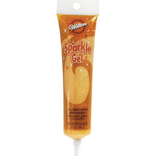 Picture of Sparkle Decorating Gel 3.5oz Gold