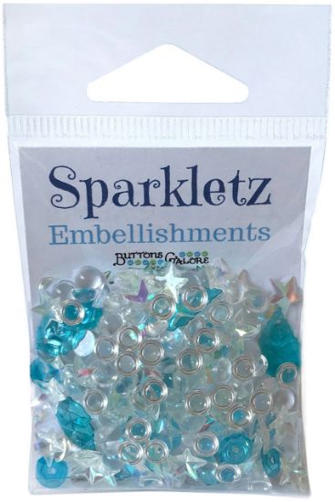 Picture of Sparkletz Embellishment Pack 10g Salt Water