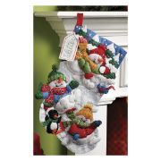 Picture of Snow Fun Stocking Felt Applique Kit 18" Long