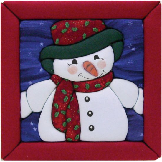 Picture of Snowman Quilt Magic Kit 6"X6"