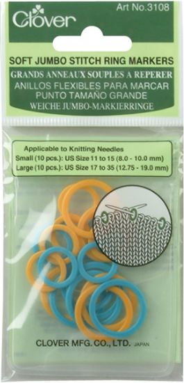 Picture of Soft Stitch Jumbo Ring Markers 20/Pkg