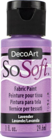 Picture of SoSoft Fabric Acrylic Paint 1oz Lavender