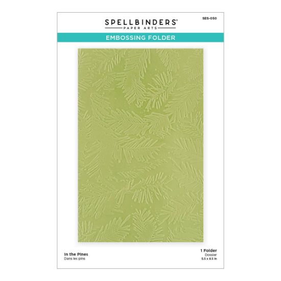 Picture of Spellbinders Embossing Folder From Make It Merry Collection-In The Pines